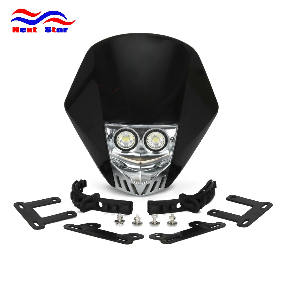 Универсальный мотоцикл новости фары двойной свет лампы для KTM CRF YZF WRF KXF KLX RMZ DRZ Dirt