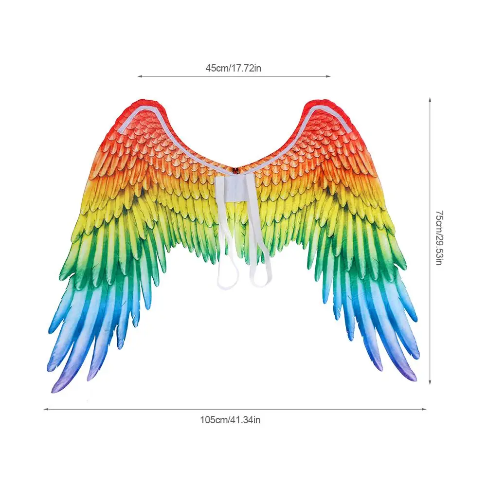 

Carnival Halloween Gay Parade Wings Rainbow Angel Decorations #CW