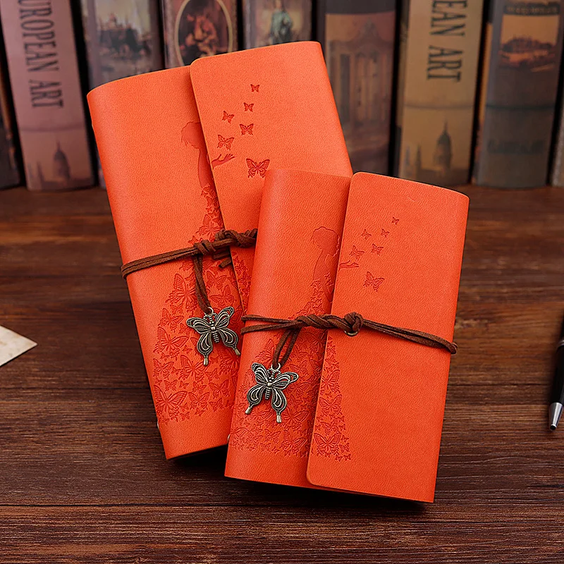 Дневник для путешествий винтажный блокнот из ПУ кожи A6 A5 канцелярские товары