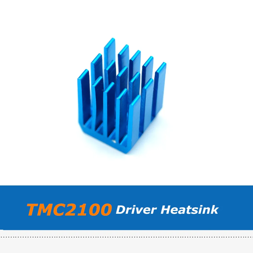 Синий алюминиевый радиатор охлаждения для TMC2100 TMC2130 TMC2208 запчасти 3D-принтера 20