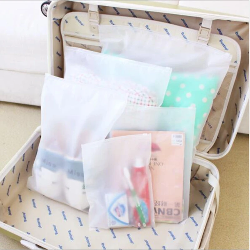 Прозрачная дорожная косметичка на молнии практичные портативные дорожные сумки