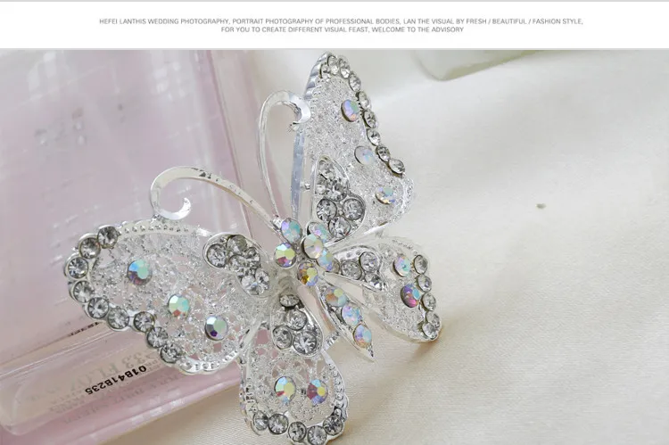 Новинка 2018 популярная брошь в виде букета ювелирные изделия свадебная бабочки