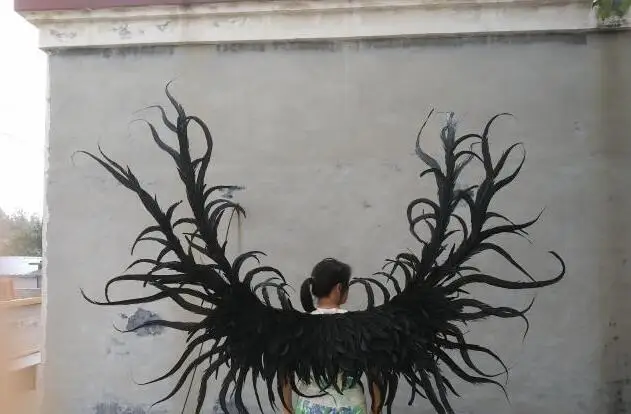 Высококачественный реквизит для косплея большой черный дьявол крылья ангела