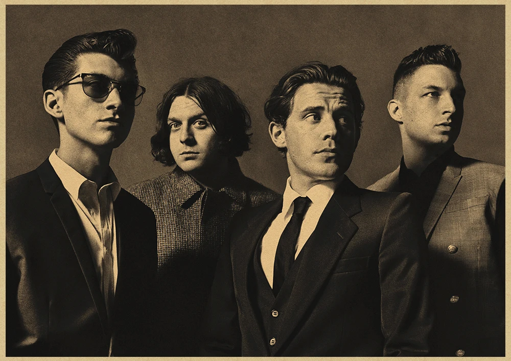 Рок-Группа Arctic Monkeys крафт-бумага плакат настенный домашний бар плакаты домашний декор
