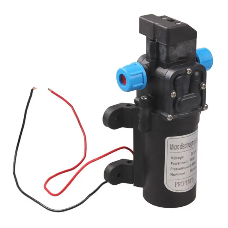 

DC 12V 60W Micro Car High Pressure Micro Diaphragm Water Pump Automatic Switch 5L/min