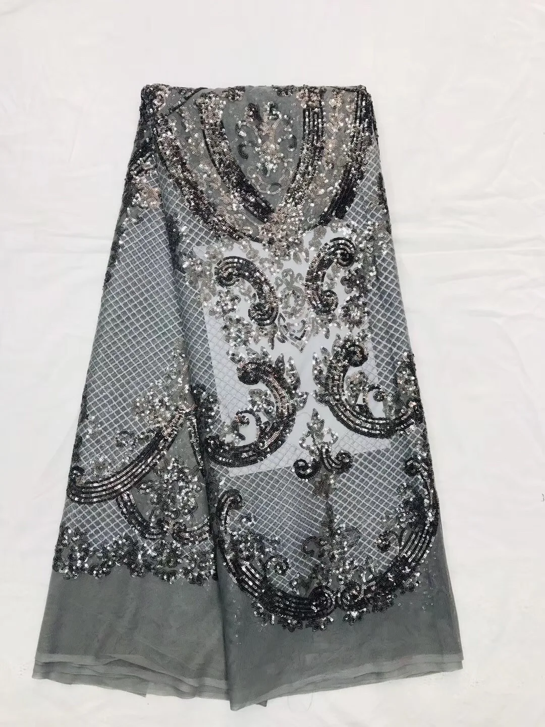 Черный цвет африканская швейцарская вуаль кружева высокого качества