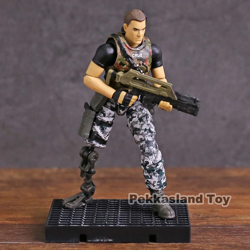 HIYA TOYS Aliens Colonial Marines Cruz Bella Redding Xenomorph Raven Crusher 1:18 ПВХ фигурка игрушки