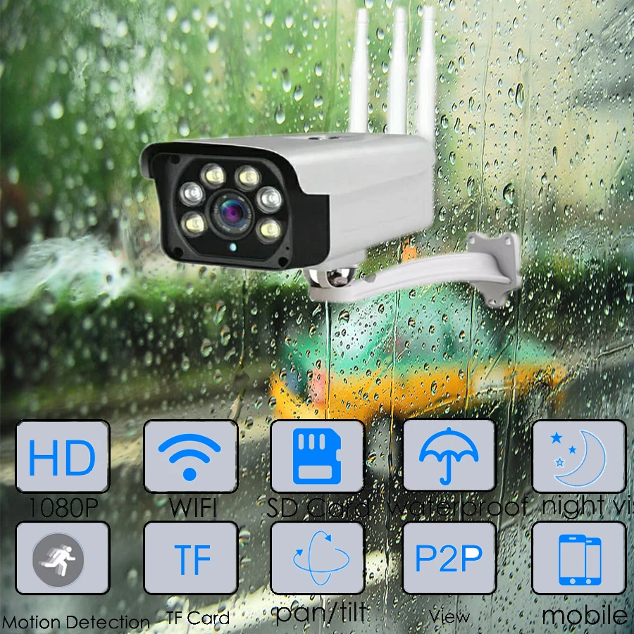 MWR 4G LTE sim карта Открытый 1080 P 960 CCTV IP камера 20 метров ИК ночного видения круглая