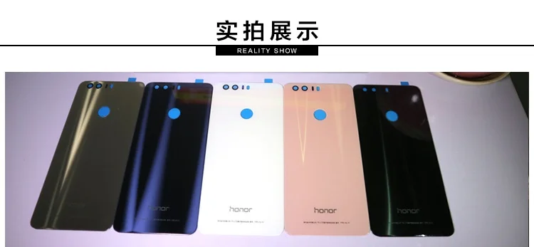 Стеклянный задний корпус для huawei Honor 8 задняя крышка чехол батарея задняя дверь с клеем для huawei Honor 8 крышка батареи