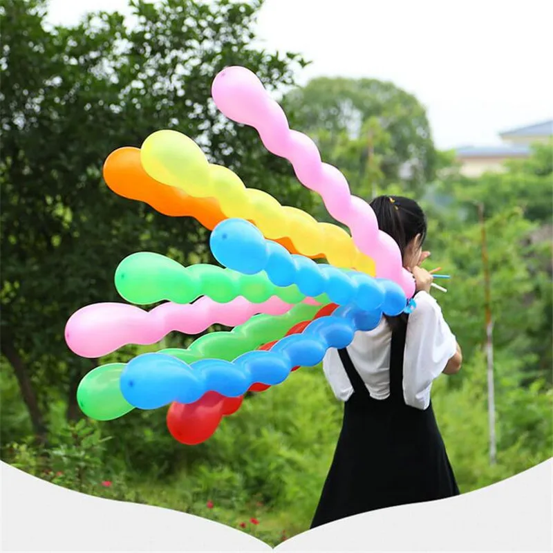 

10pcs/lot 36inch Screw Thread Latex Balloon Float Air Balls Inflatable Wedding Birthday Party Decoration Ballon Supplies Kid Toy