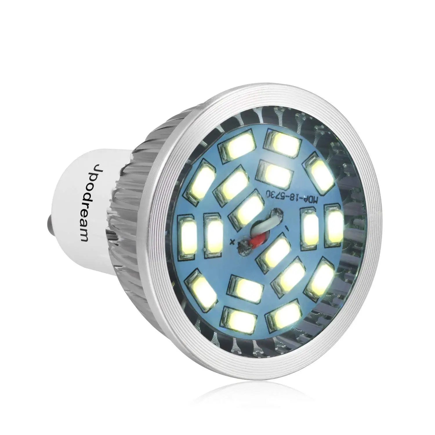 GU10 светодиодный лампы 4 W SMD светодиодный точечные светильники холодный белый 6000 K супер яркий(60 W эквивалент), 140 угол луча, AC85-265V 4 шт