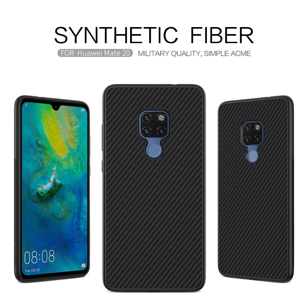 Чехол для huawei mate 20 mate 20 Pro Nillkin из синтетического волокна и карбонового полипропилена, пластиковая задняя крышка для huawei mate 20 Pro, чехол