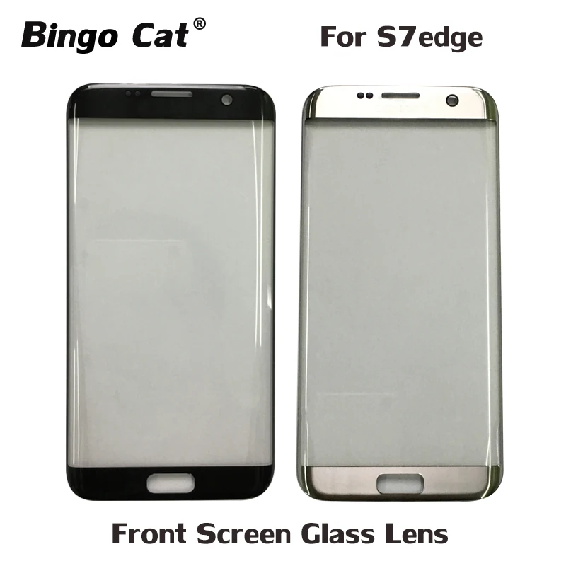 AAA+ новое внешнее стекло для замены для samsung Galaxy S7 Edge S7edge G935F ЖК-дисплей сенсорный экран передняя внешняя стеклянная линза