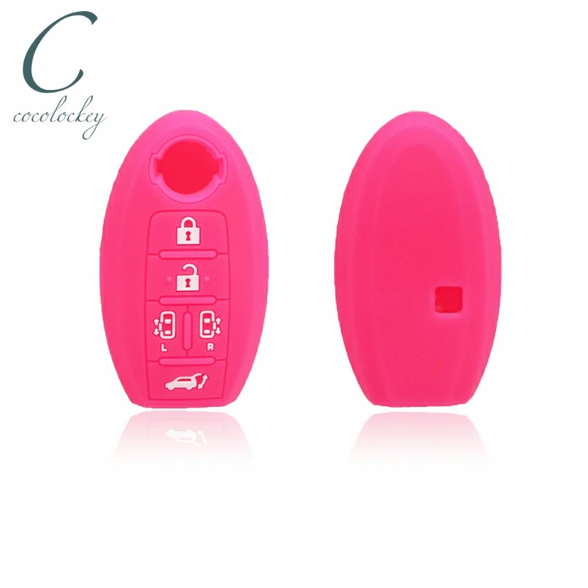 Cocolockey чехол для ключа nissan jdm e51 elgrand Smart Key 5 кнопок строительный автомобиля 2004-2011 |