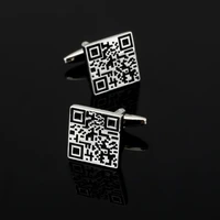 high quality mens shirts cufflinks other 10 pairs of two dimensional code sales free delivery
