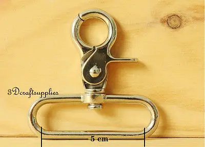 Зажимы карабины зажимы вертлюги серебряные 50 мм 6 шт. K105|purse hook|swivel snap hooksnap hook |