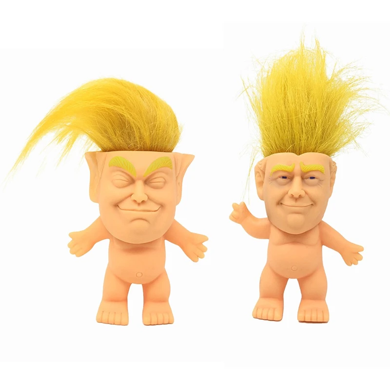 10 см голые куклы Трамп фигурки волос для шефа счастливые игрушки детей подарок на