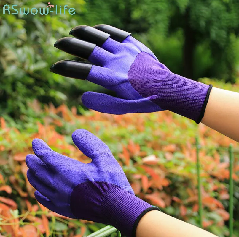 Садовые перчатки правая рука с когтями семейные инструменты для защиты цветов