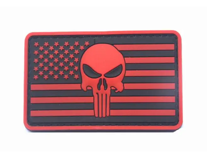 ПВХ флаг США патч ворлся в Снайпер лиса зонтик военно-воздушные силы морской котик Спартанский военный значок тактическая воздушная нашивка оружие - Цвет: 3