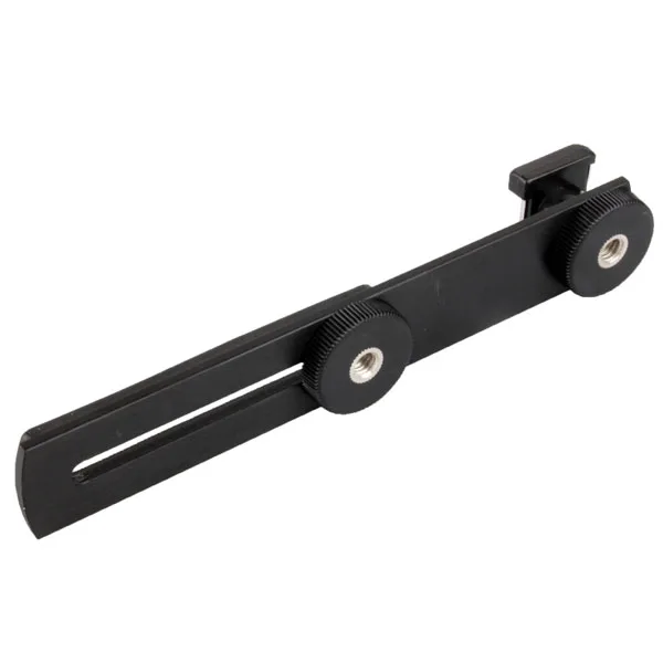 Универсальный двойной держатель для вспышки с 2 винтами адаптерами 1/4 ''с