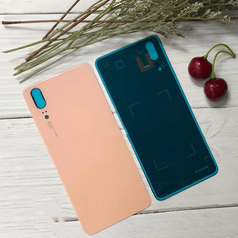 Оригинальный чехол для задней панели HUAWEI P20 с 3D стеклом запасной корпус двери +