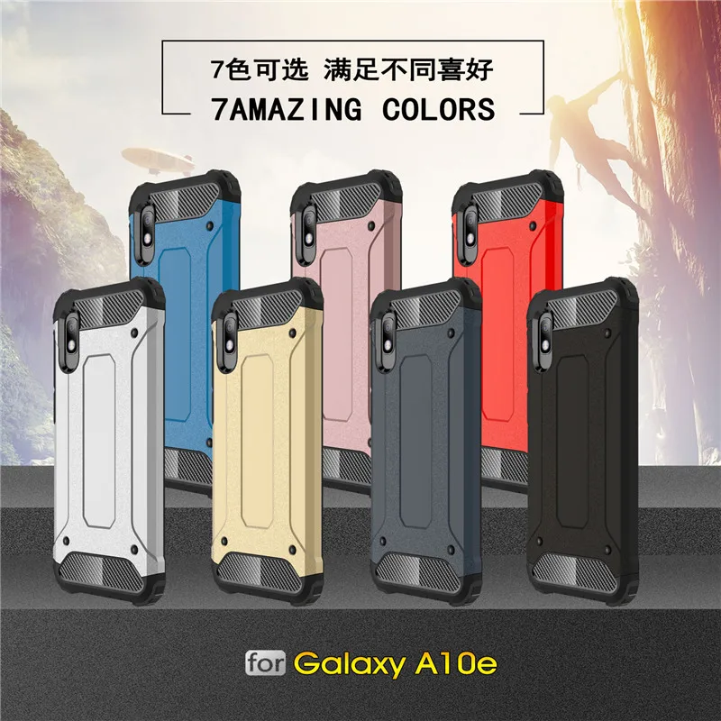 Чехол для samsung Galaxy A20E A10E роскошный противоударный чехол для Galaxy A20E A10 A20 E Гибридный ПК силиконовый чехол Fundas