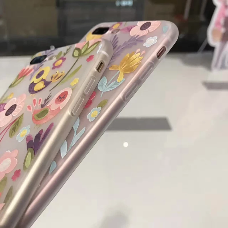 Новый ультра тонкий 3D рельефный милый чехол для iPhone 7 6 6S Plus мягкий силиконовый
