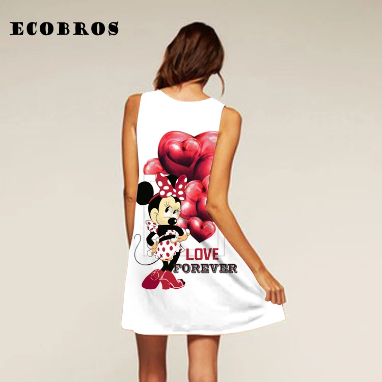 Модное женское летнее платье ECOBROS 2019 повседневные Свободные Платья мини без