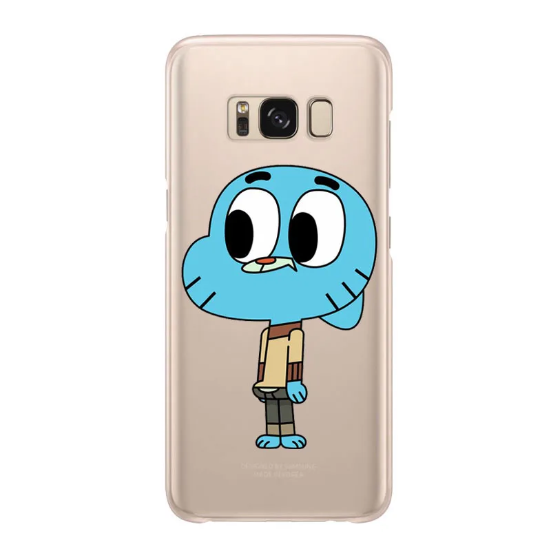 Аниме ТВ удивительный мир Gumball программный телефон задняя крышка для samsung S7 S8 S6