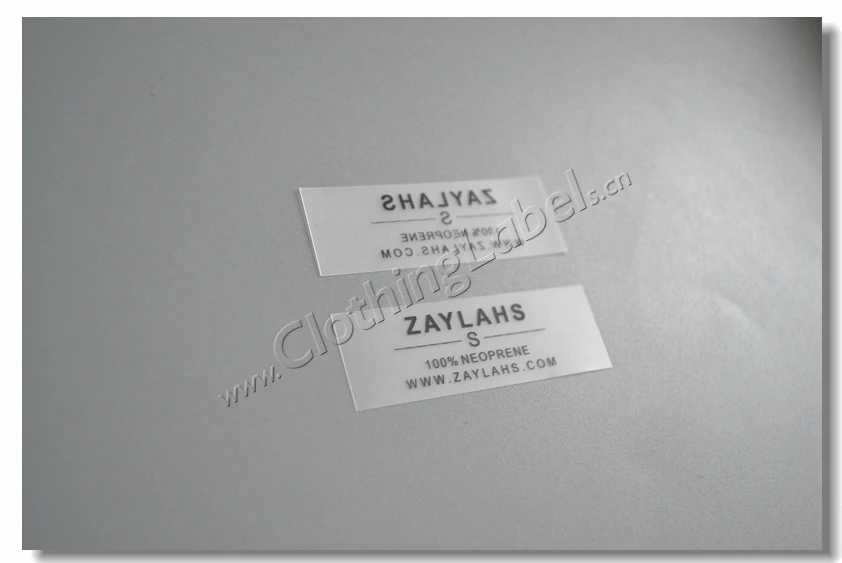 custom TPU size labels for swimwear waterproof high color fastness to washing accept small order | Дом и сад