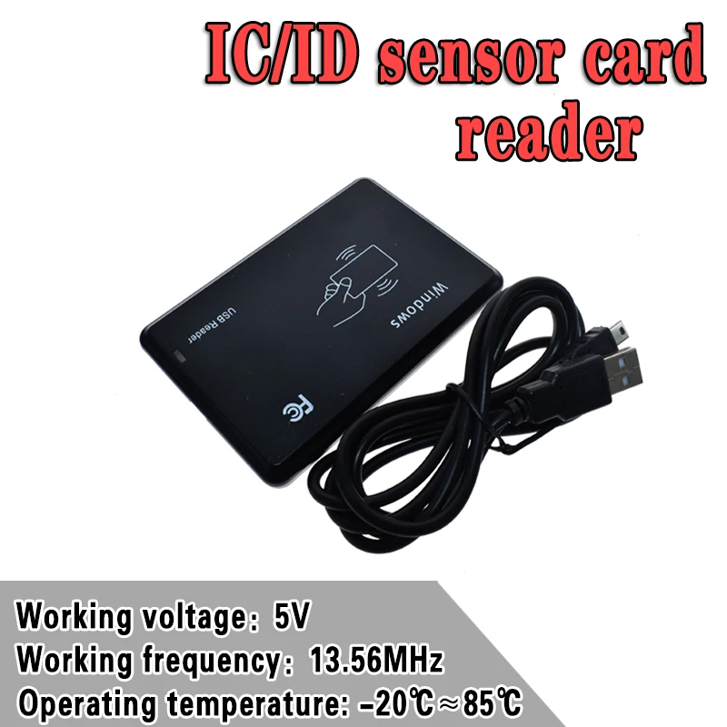 

WAVGAT 13.56mhz RFID Decimal USB Reader for Mifare1KS50 FM1108 Fudan08 ISO14443A