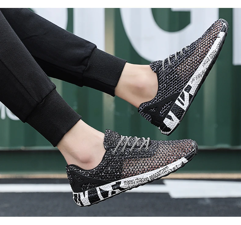 SHANTA/Классические Zapatillas; коллекция года; летние модные сандалии для мужчин; пляжная дышащая мужская обувь из сетчатого материала; брендовая повседневная мужская обувь