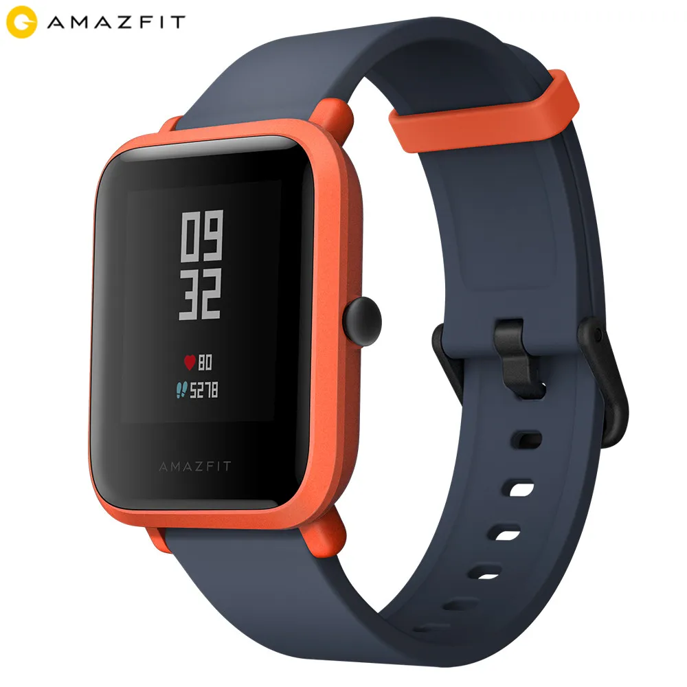 120 дней работы от батареи Xiaomi Huami Amazfit Bip 1,28 дюймов емкостный сенсорный экран IP68 Android4.4 iOS8 умные наручные часы