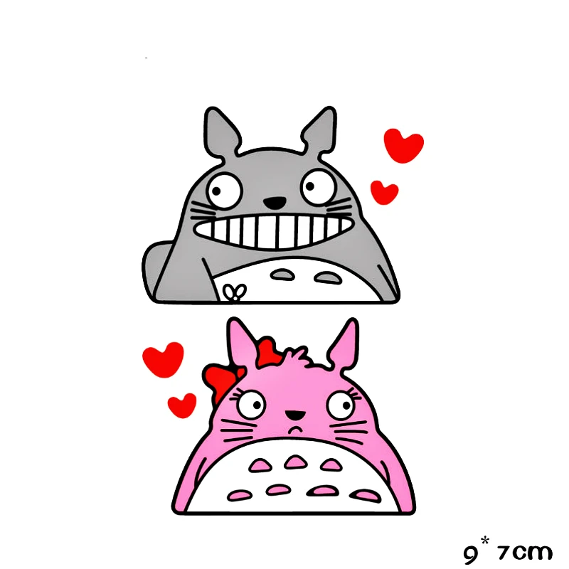 Aliauto 2 X Мультяшные автомобильные наклейки милые для заднего вида Totoro Аксессуары