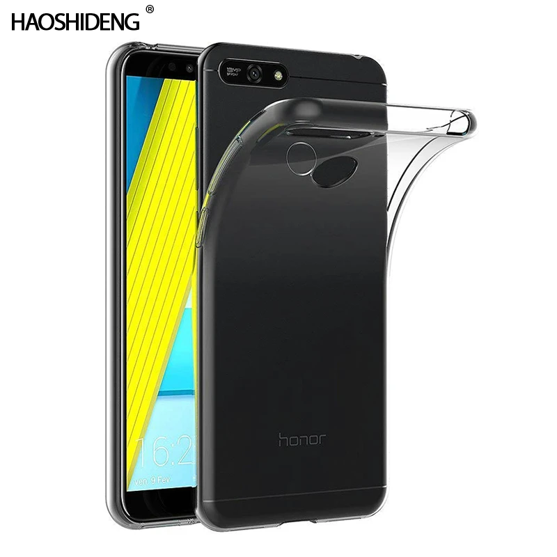 Чехол для huawei Honor 7A TPU Силиконовый прочный прозрачный мягкий чехол защитная
