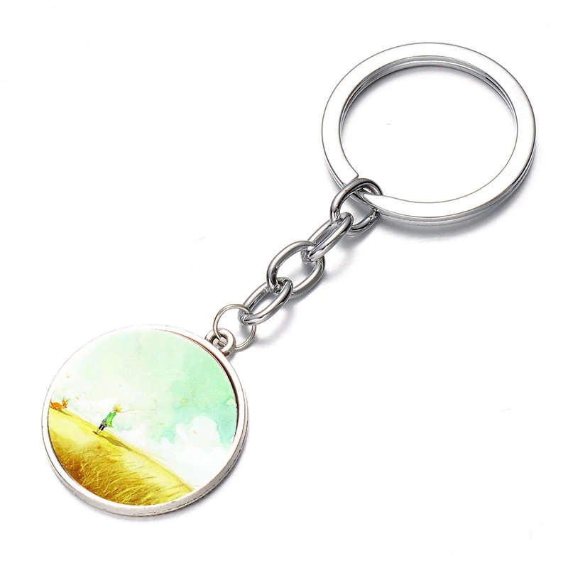 Style 15 SIAN Classic Le Petit брелок принц планета Маленький принц лиса с феей роз сказка креативный узор кулон брелок детские ювелирные изделия - Цвет: Style 15