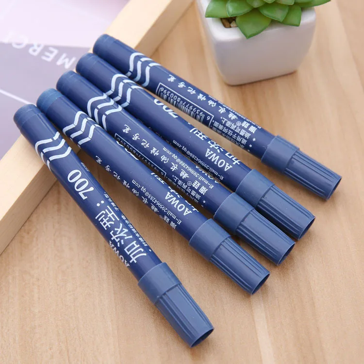 8 шт. канцелярские товары 700 удлиненный жирный маркер черные красные синие