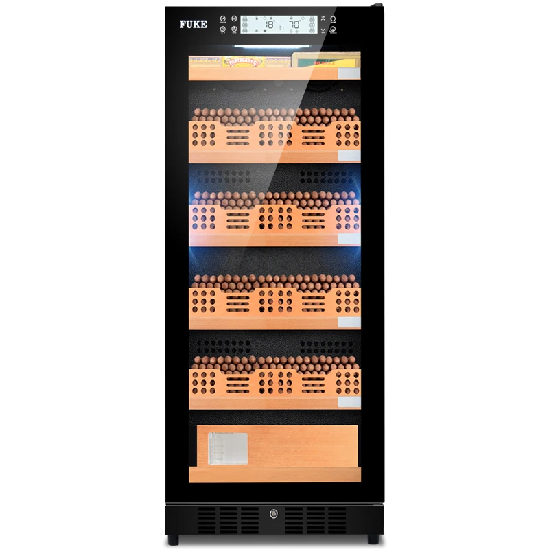 FUKE cigar cabinet humidor led light Cooler Humidor Cabinet Cedar wood Cigar FK-48C2 | Дом и сад