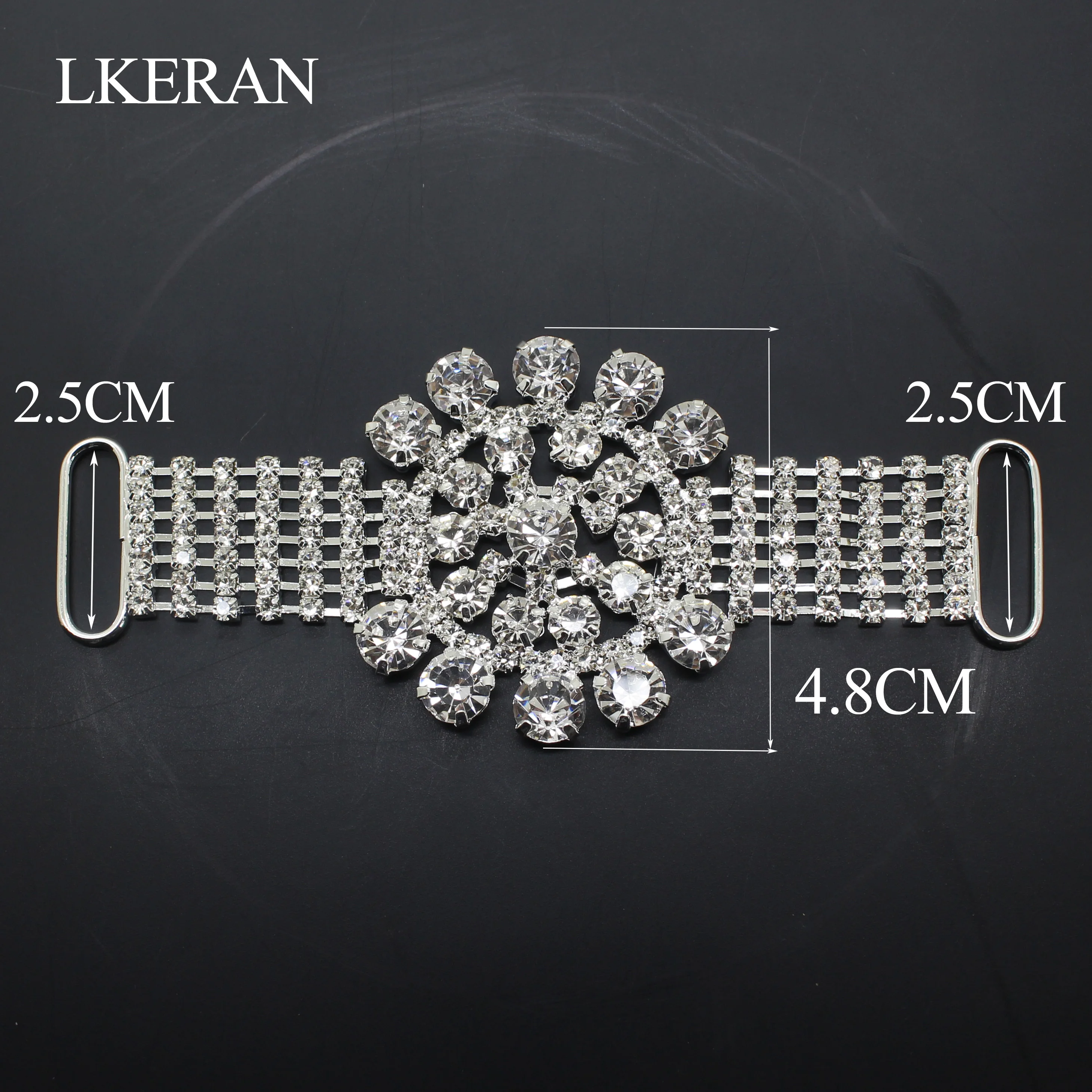 Мода 1 шт. кристалл большой цветок искусственная звезда для рукоделия 25 мм|Пряжки