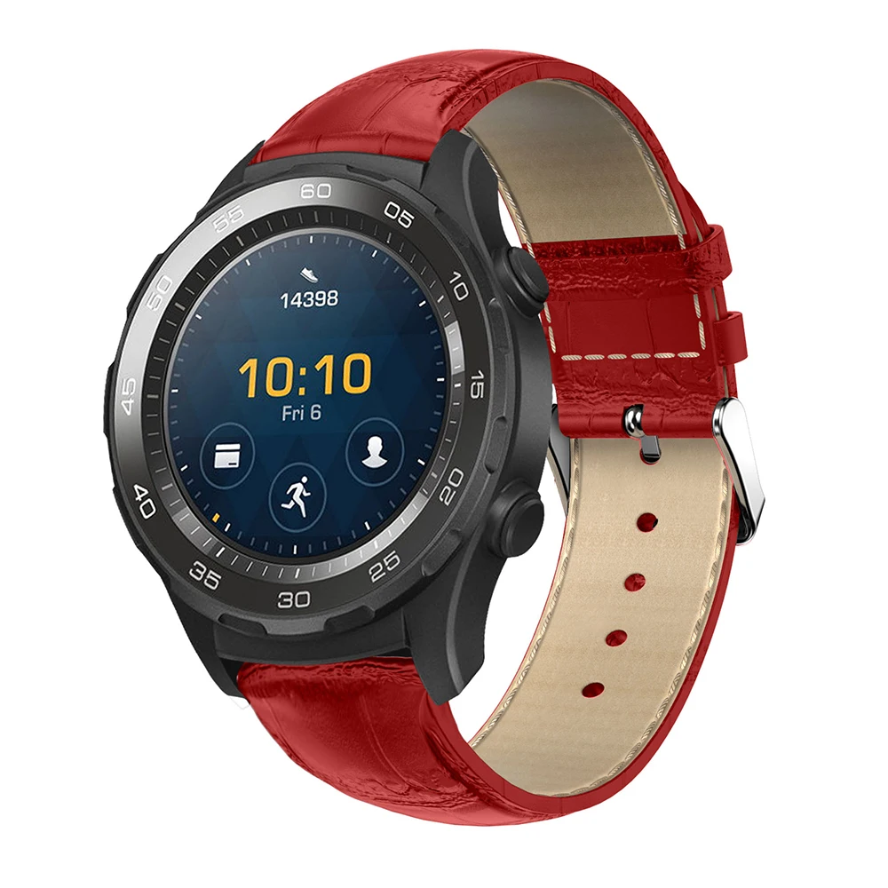 Для huawei Watch 2 Смарт часы замена роскошный кожаный браслет ремешок для huawei часы 2 оригинальные часы аксессуары