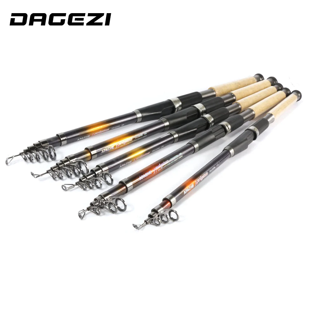 DAGEZI 6 секций 2 1 м/2 4 7 м/3 0 м кастинговое удилище карбоновое спиннинговое рыболовное