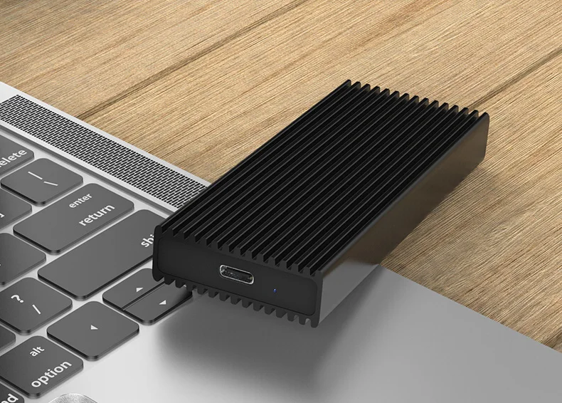 Blueendless PCle NVME M.2 ssd корпус жесткого диска с портом type c Высокоскоростной корпус жесткого диска черный алюминиевый hdd