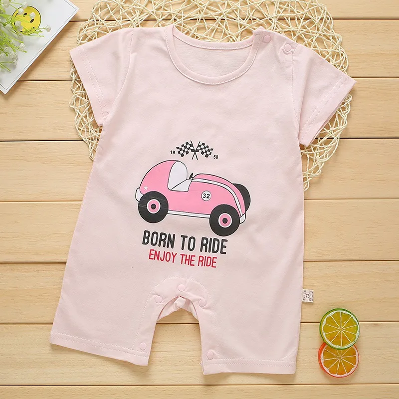 2018 Повседневные детские комбинезоны летняя Милая одежда с рисунком для