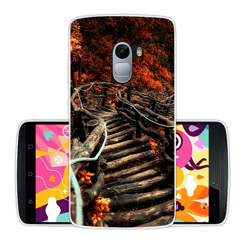 for Lenovo Vibe K4 Note K 4 Case Cover A7010/Vibe Soft TPU Slim Silicon 5.5 inch Phone Brick Road Coque |