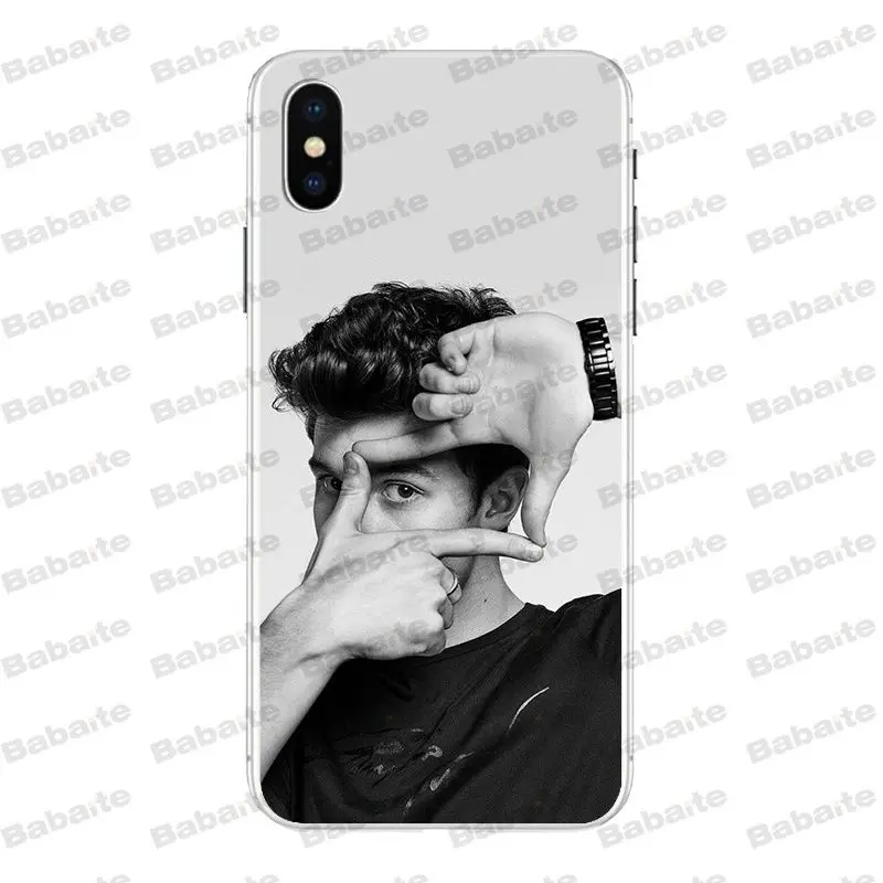 Babaite Shawn Mendes Новое поступление чехол для мобильного телефона iPhone Xr XsMax 8 7 6 6S Plus Xs X 5