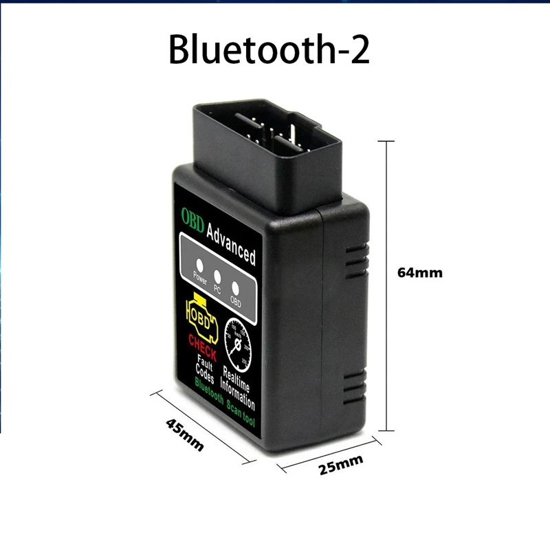 ELM327 V1.5 V2.1 Bluetooth OBD2 Mini ELM 327 Lanuch автомобильный диагностический инструмент для Android
