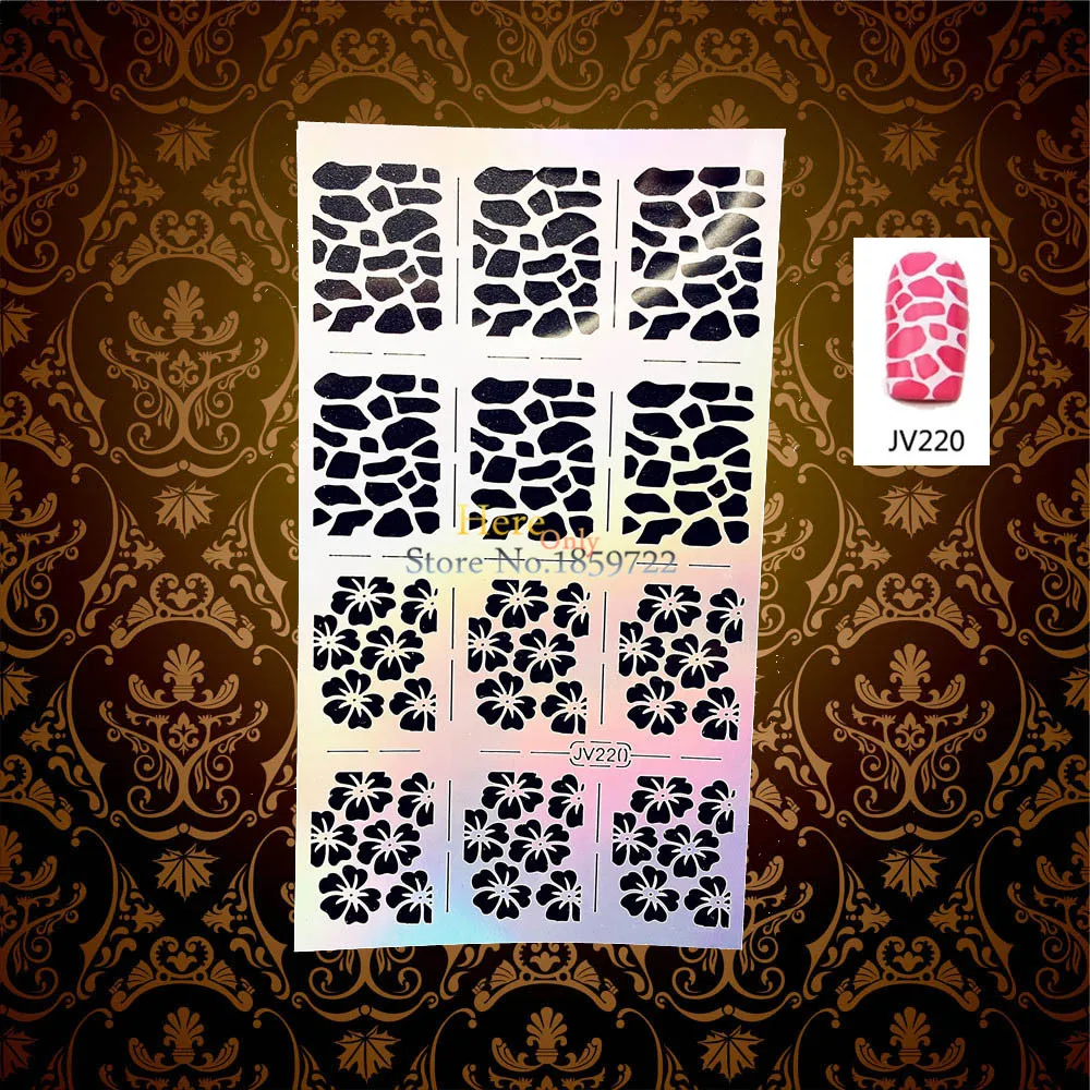 1 шт. трафарет для дизайна ногтей с леопардовым принтом|decals honda|decals wheeldecal supplier |