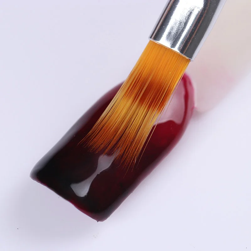 Градиентный набор акриловой щетки 1 шт. УФ-гель для ногтей ручка рисования