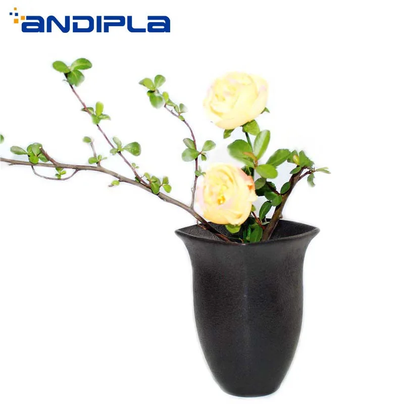 Японский стиль чайная церемония Ikebana грубая керамическая ваза офисная гостиная