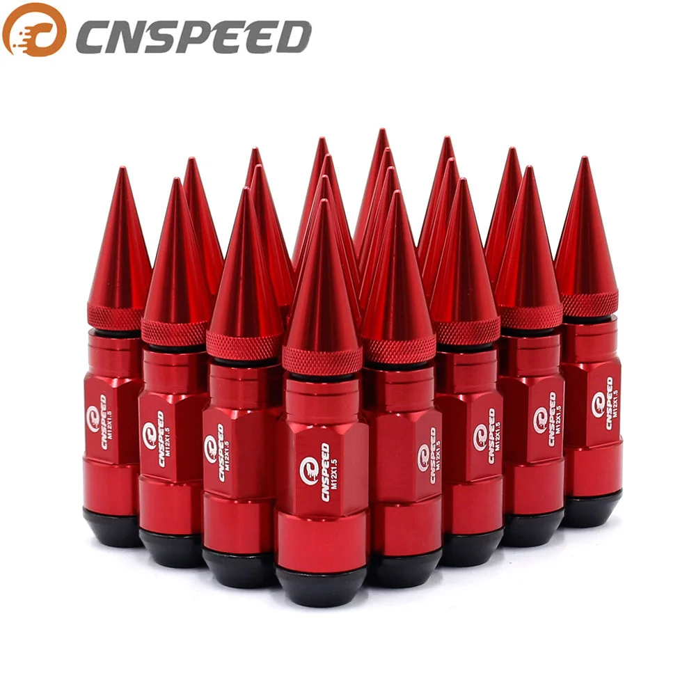 CNSPEED высококачественные гайки для колес 93 мм 20 шт. алюминиевый Расширенный тюнер